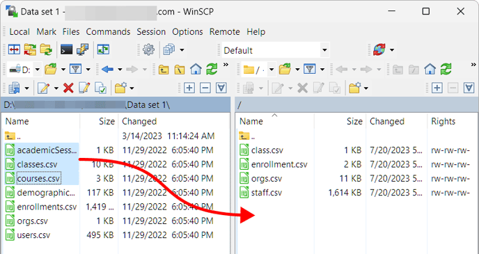WINSCP_drag and drop files