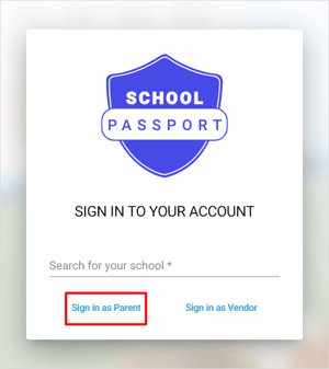 Sign in as Parent