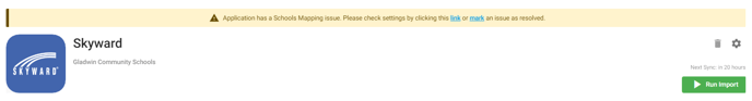 school mapping_application has school mapping issue